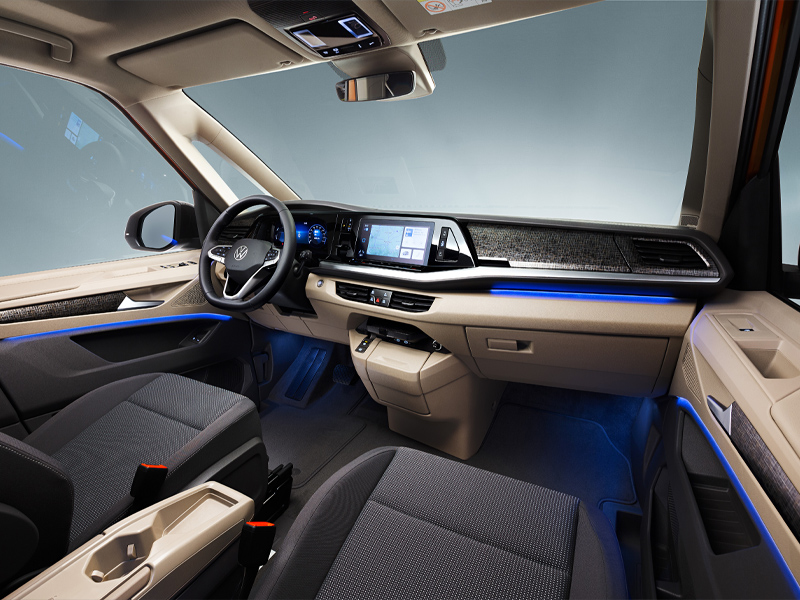 nuevo multivan interior volkswagen vasa san sebastian guipuzcoa