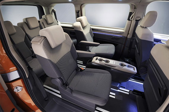 nuevo volkswagen multivan interior