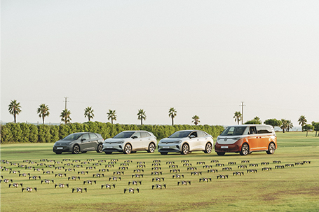 Volkswagen celebró en Sitges el mayor espectáculo de drones que se ha visto en España