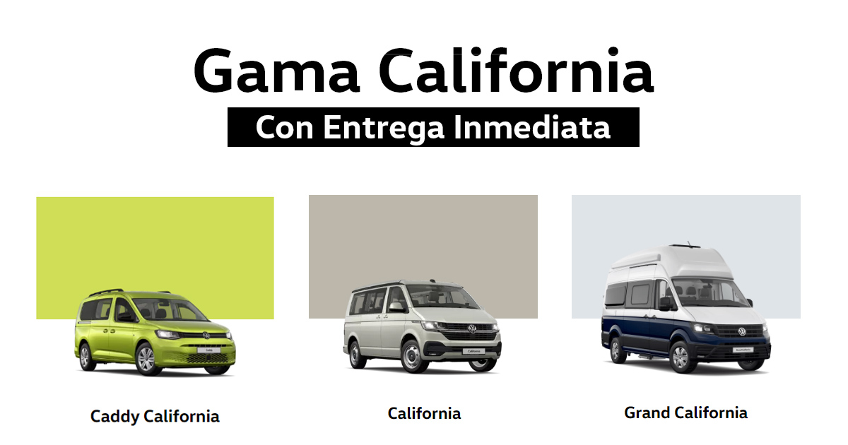 gama california con entrega inmediata