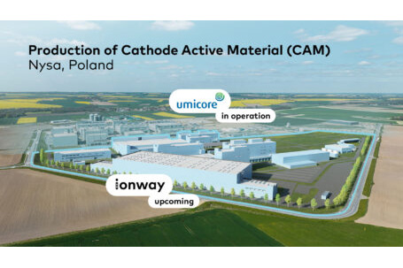 IONWAY, nueva empresa europea de materiales para baterías, inaugura su primera planta de producción en Nysa (Polonia)