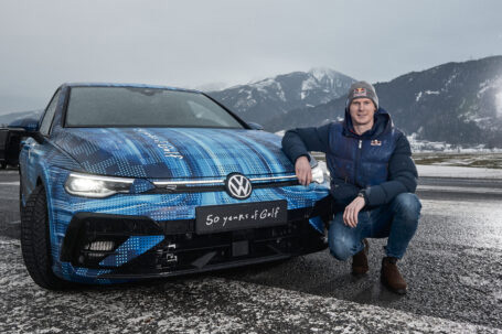 Ice Race in Zell am See: Volkswagen ofrece un primer vistazo del nuevo Golf R
