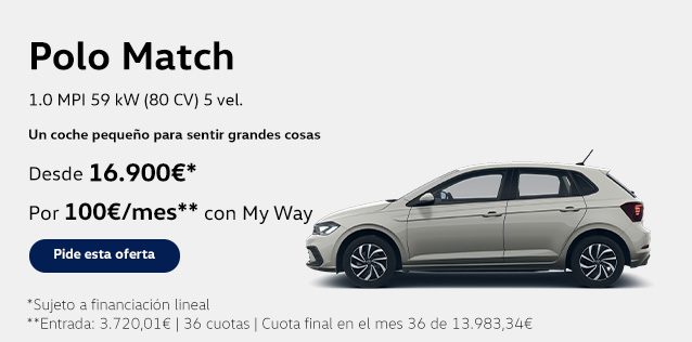 oferta polo volkswagen vasa donostia julio