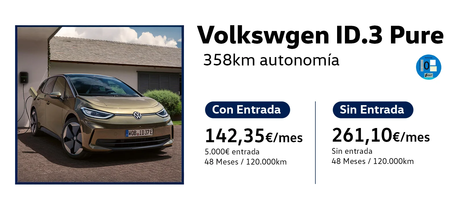 oferta vehículos eléctricos en Volkswagen Vasa Pais vasco guipuzcoa donostia