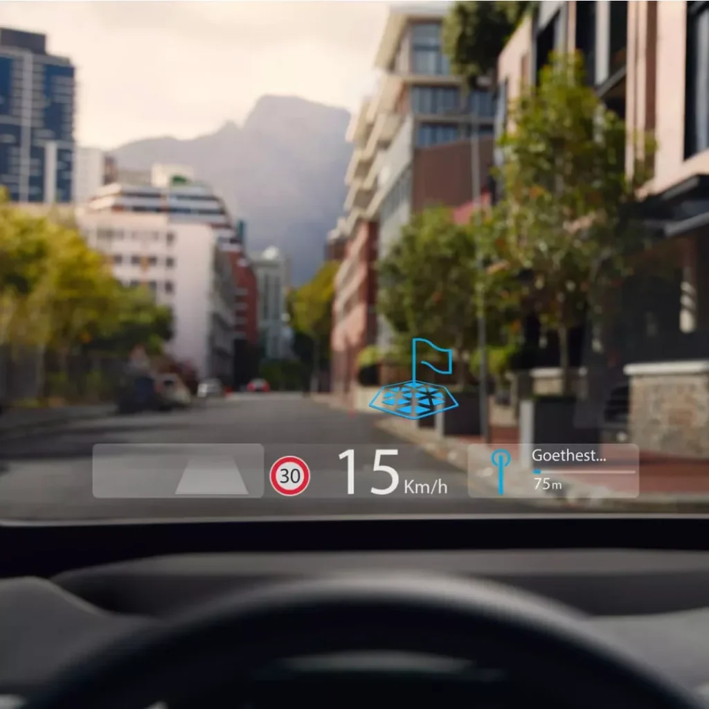 pantalla de visualización de realidad aumwentada en volkswagen id3 pure en VASA donostia