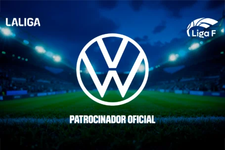 volkswagen patrocinador oficial de laliga y liga f de femeninas
