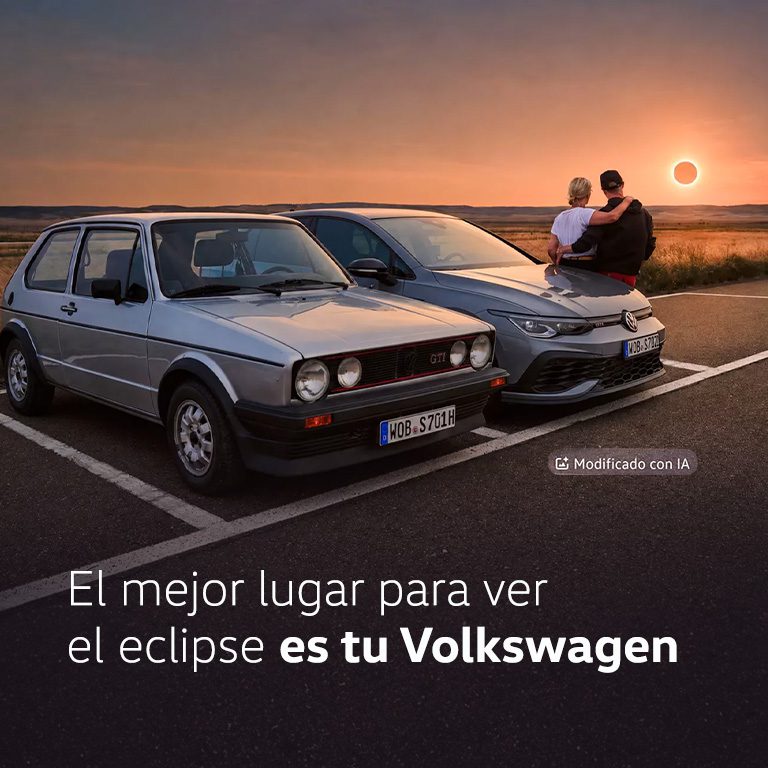 El mejor lugar para ver el eclipse es tu Volkswagen